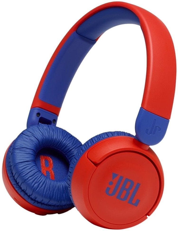 JBL JR310BT, červená/modrá