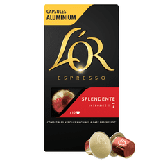 L'Or Espresso Splendente 10 hliníkových kapslí kompatibilních s kávovary Nespresso®*