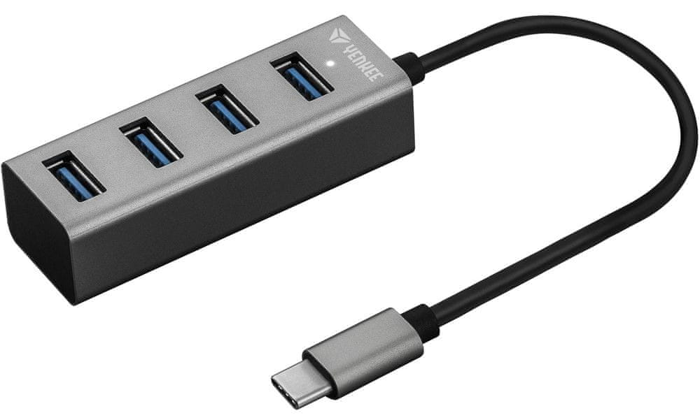 Yenkee YHB C430 USB C Hub 4× USB 3.0