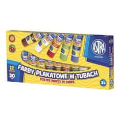 Astra Temperové barvy v tubě 12x30ml, 83110901