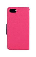 TopQ Pouzdro iPhone SE 2020 knížkové růžové 54110