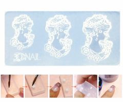 Kraftika Silikonová formička pro modeláž nehtů - nail art