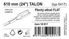 Compass Stěrač FLAT BULK (TALON) 24"/610mm