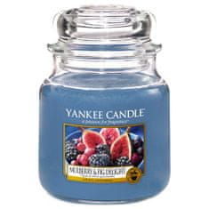 Yankee Candle Svíčka ve skleněné dóze , Lahodné moruše a fíky, 410 g