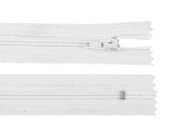 Kraftika 1ks white spirálový zip šíře 3mm délka 40cm autolock