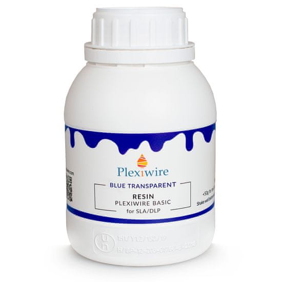 Plexiwire UV Resin Basic modrá transparentní 0.5 l+50ml zdarma