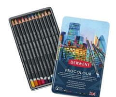 DERWENT Pastelky umělecké procolour sada (12ks),