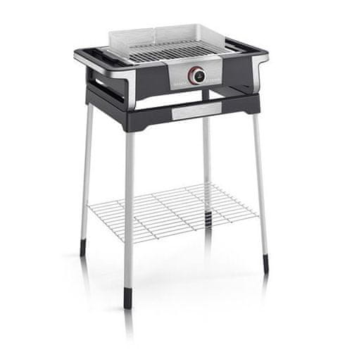 Severin Gril SENOA , PG 8118 SENOA DIGITAL BOOST S- bbq gril, s OLED displejem, teplotou až 500 °C a termosondou, 3000 W