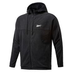 Reebok Pánská mikina , WOR FLEECE FZ HOODI | FS8450 | S | černá