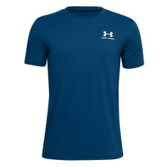 Under Armour UA Sportstyle Left Chest SS-BLU, UA Sportstyle Left Chest SS-BLU | 1351876-581 | YLG