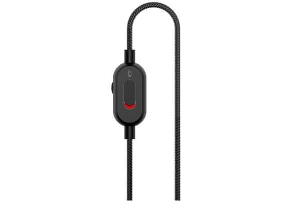 audio kabel mee audio boom mic cable 3,5mm jack konektory 180cm délka univerzální s mikrofonem na raménku potlačování okolních hluků kompatibilní s většinou sluchátek na trhu