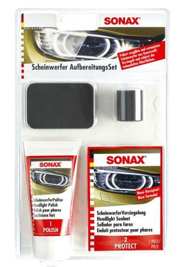 Sonax Sada na renovaci světlometu 75ml