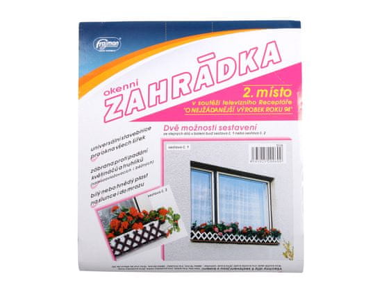 Ceramicus Zahrádka okenní GARTEN 75 cm hnědá