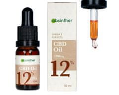 ABSINTHER CBD olej 12% 10ml pro zvířata