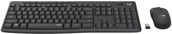 Logitech MK295, CZ/SK (920-009808) myš klávesnice US layout tichá 2,4ghz