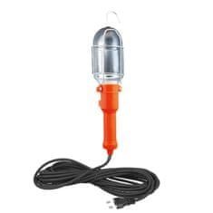 Solight Solight montážní lampa, E27, AC 230V, 5m, oranžová s kovovou mřížkou WM18