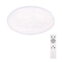 Solight Solight LED stropní světlo Star, kulaté, 24W, 2400lm, dálkové ovládání, 37cm WO763