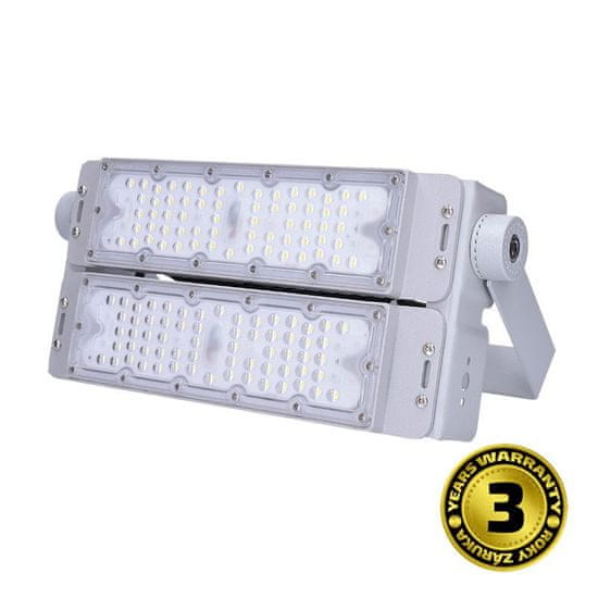 Solight Solight LED venkovní reflektor Pro plus 2, 100W, 15000lm, 4000K, IP65, šedá WM-100W-PP-1