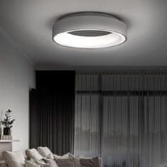 Solight Solight LED stropní světlo kulaté Treviso, 48W, 2880lm, stmívatelné, dálkové ovládání, šedá WO768-G