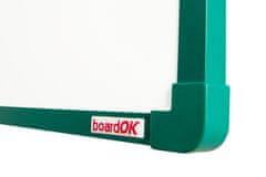 VISION Bílá keramická tabule boardOK 150x120 - zelená