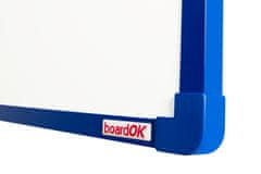 VISION Bílá keramická tabule boardOK 180x120 - modrá