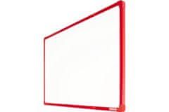 VISION Bílá emailová tabule boardOK 90x60 - červená