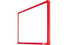 boardOK Lakovaná tabule na fixy s červeným rámem 060 x 045 cm