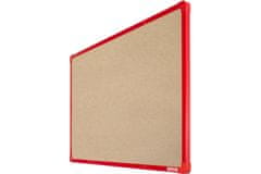 VISION Textilní nástěnka boardOK 90x60 - červená