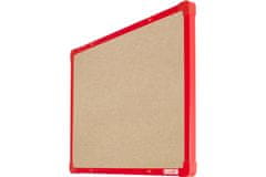 VISION Textilní nástěnka boardOK 60x45 - červená