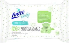 LINTEO Vlhčené ubrousky Baby 100% BIODEGRADABLE 5x 48ks