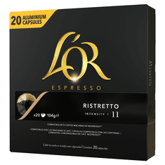 Espresso Ristretto 20 hliníkových kapslí kompatibilních s kávovary Nespresso®*