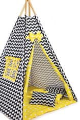 BabyTýpka Teepee Chevron yellow