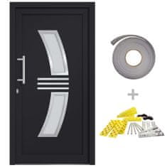 Greatstore 3057572 Front Door Anthracite 98x208 cm (147149+203899)