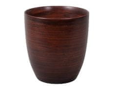 Ceramicus Obal keramický KODET WOOD d 16 cm matný tmavě hnědý