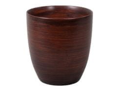 Ceramicus Obal keramický KODET WOOD d 20 cm matný tmavě hnědý