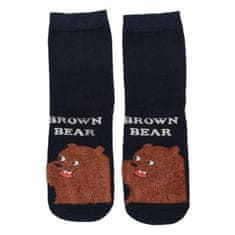 AuraVia Ponožky Brown Bear 35-38, černé