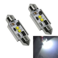 SEFIS CREE LED žárovka 36mm 12V 2SMD bílá