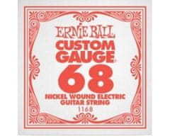 Ernie Ball 1168 .068 Nickel Wound Electric Guitar Strings Single - jednotlivá struna na elektrickou kytaru - 1ks