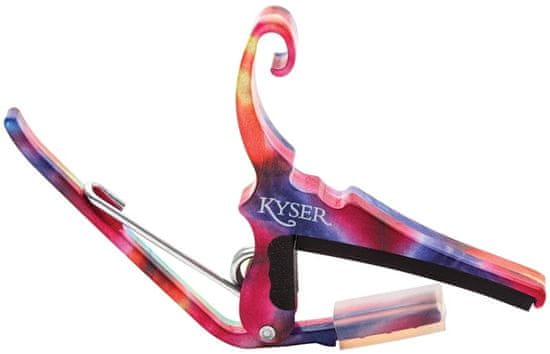 Kyser Capo KG6TDA Quick-change Tie Dye - kapodastr na akustickou kytaru