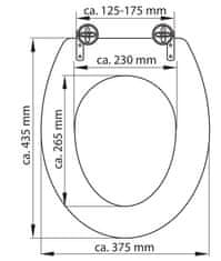 Schütte WC sedátko Schütte BÍLÉ | MDF - Výprodej