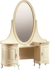 Taranko Rustikální toaletní stolek Verona V - krém patyna