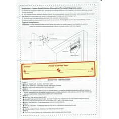 Sebury Elektrický magnetický zámek BEL-004, 280kg, NC