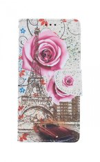 TopQ Pouzdro iPhone SE 2020 knížkové Rozkvetlá Paříž 54677