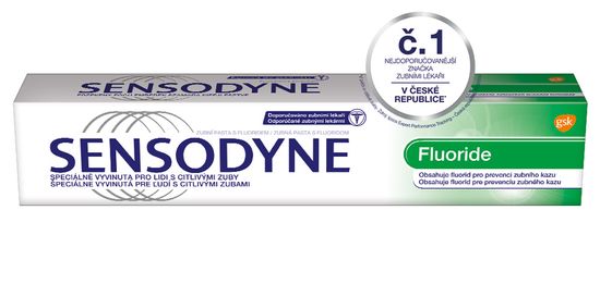 DISPOMEDICOR Sensodyne Fluoride zubní pasta 75ml