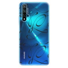 iSaprio Silikonové pouzdro - Fancy - black pro Huawei Nova 5T