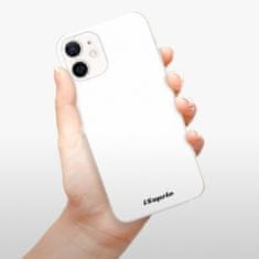 iSaprio Silikonové pouzdro - 4Pure - bílý pro Apple iPhone 12 Mini