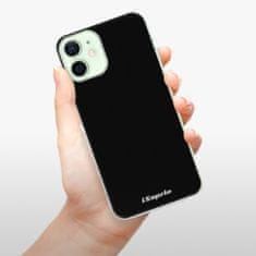 iSaprio Silikonové pouzdro - 4Pure - černý pro Apple iPhone 12 Mini