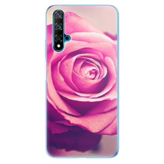 iSaprio Silikonové pouzdro - Pink Rose pro Huawei Nova 5T