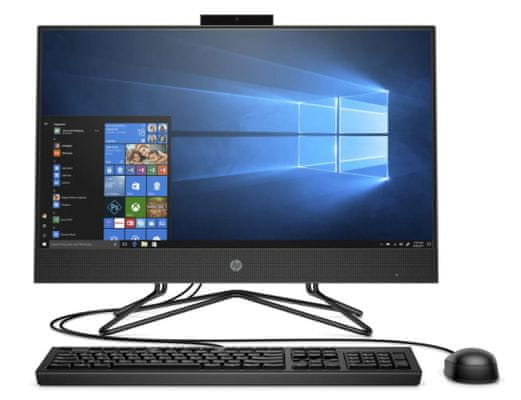 Domácí, kancelářský počítač All-in-One HP 205G4 AiO 23.8 NT (1C6V5EA) klávesnice monitor myš počítač v jednom