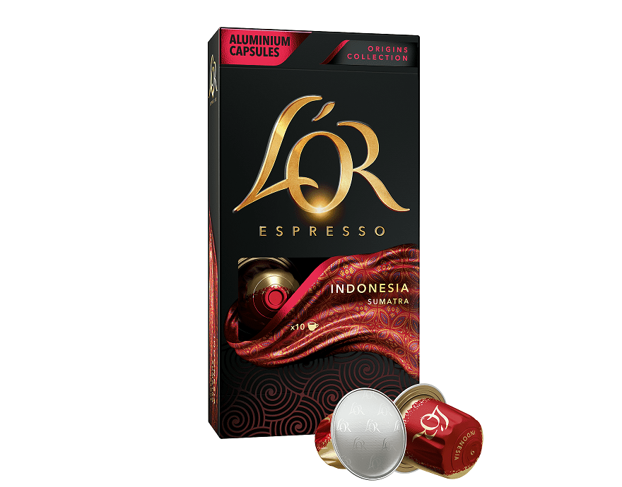 L'Or Espresso Indonesia 10 hliníkových kapslí kompatibilních s kávovary Nespresso®*